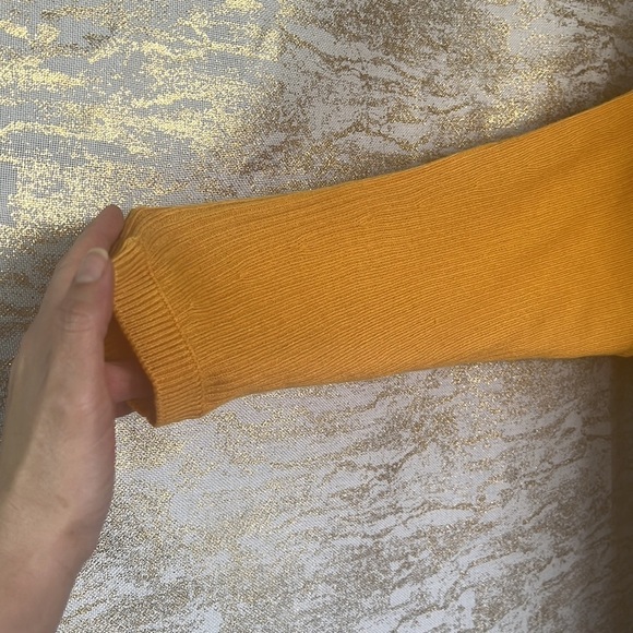 Ardene Mustard Yellow Ribbed Dolman Sweater Size L - Picture 7 of 14